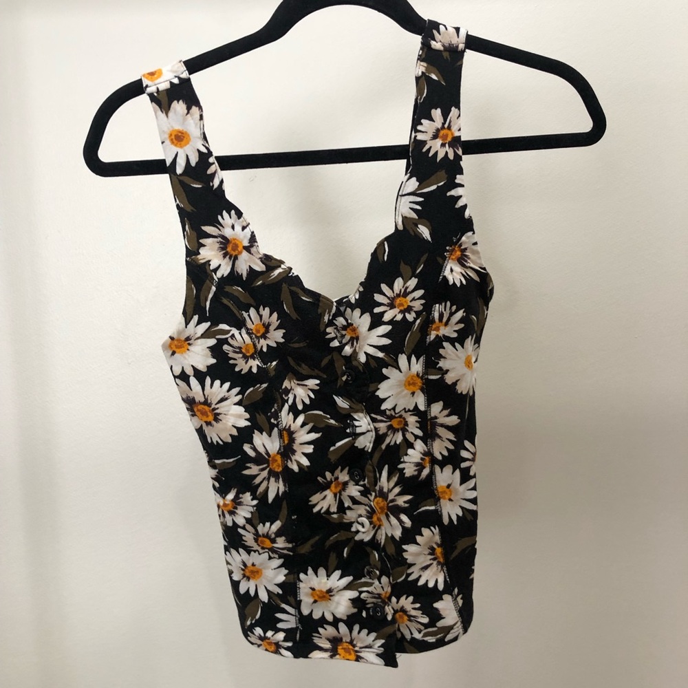 Floral tank top